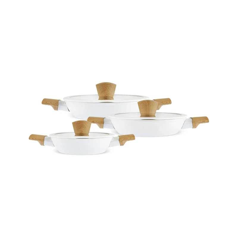 KARACA Swiss Almonds, Pack of 6, Shallo, Cream - Image 1