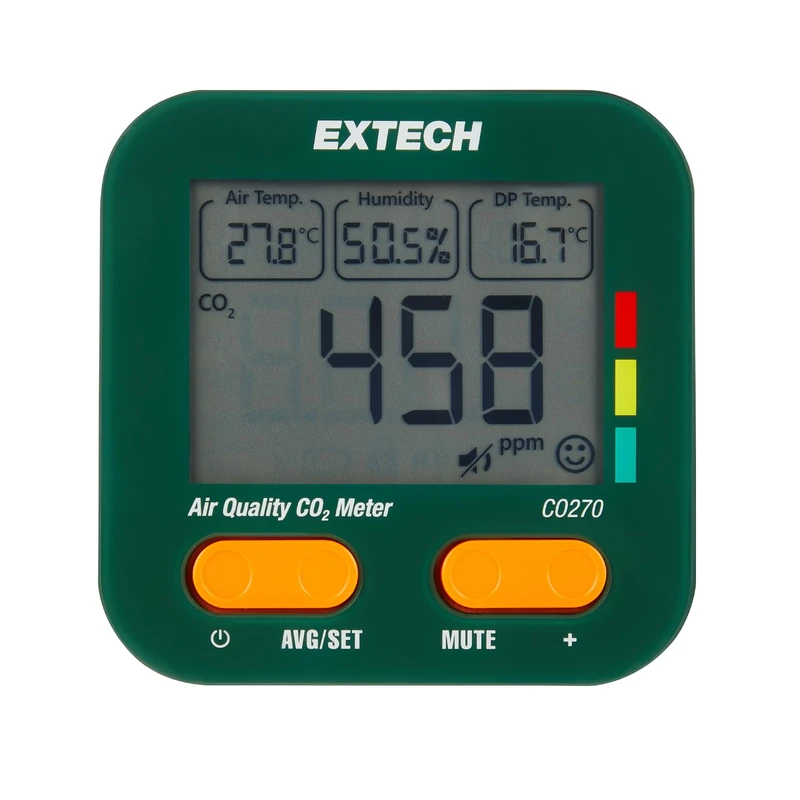 Extech CO270 Battery Operated Air Quality CO2 Meter