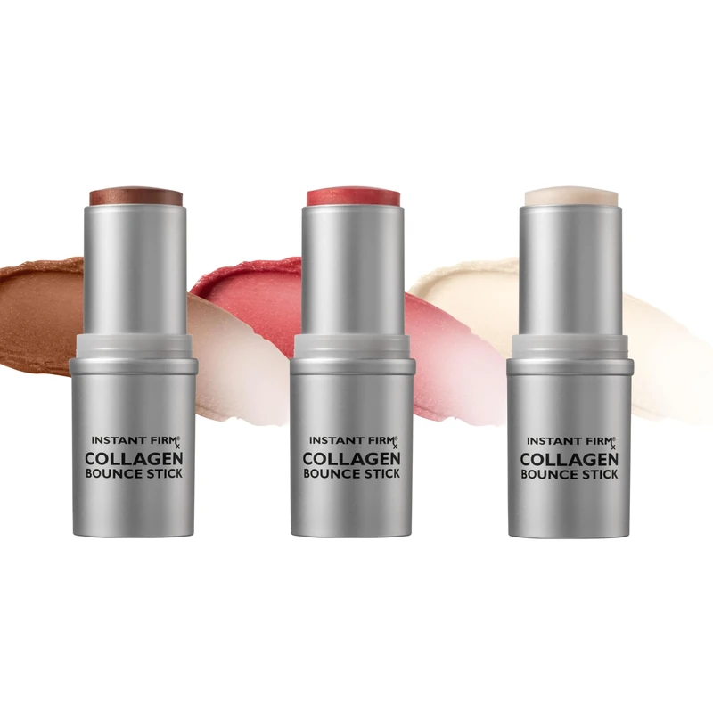 Peter Thomas Roth Instant FIRMx® Collagen Bounce Stick Trio – Sheer Glow, Bronze Glow & Blush Glow – 3-Piece Balm Set for Cheeks & Lips – Hydrating, Firming & Plumping with Collagen & Hyaluronic Acid