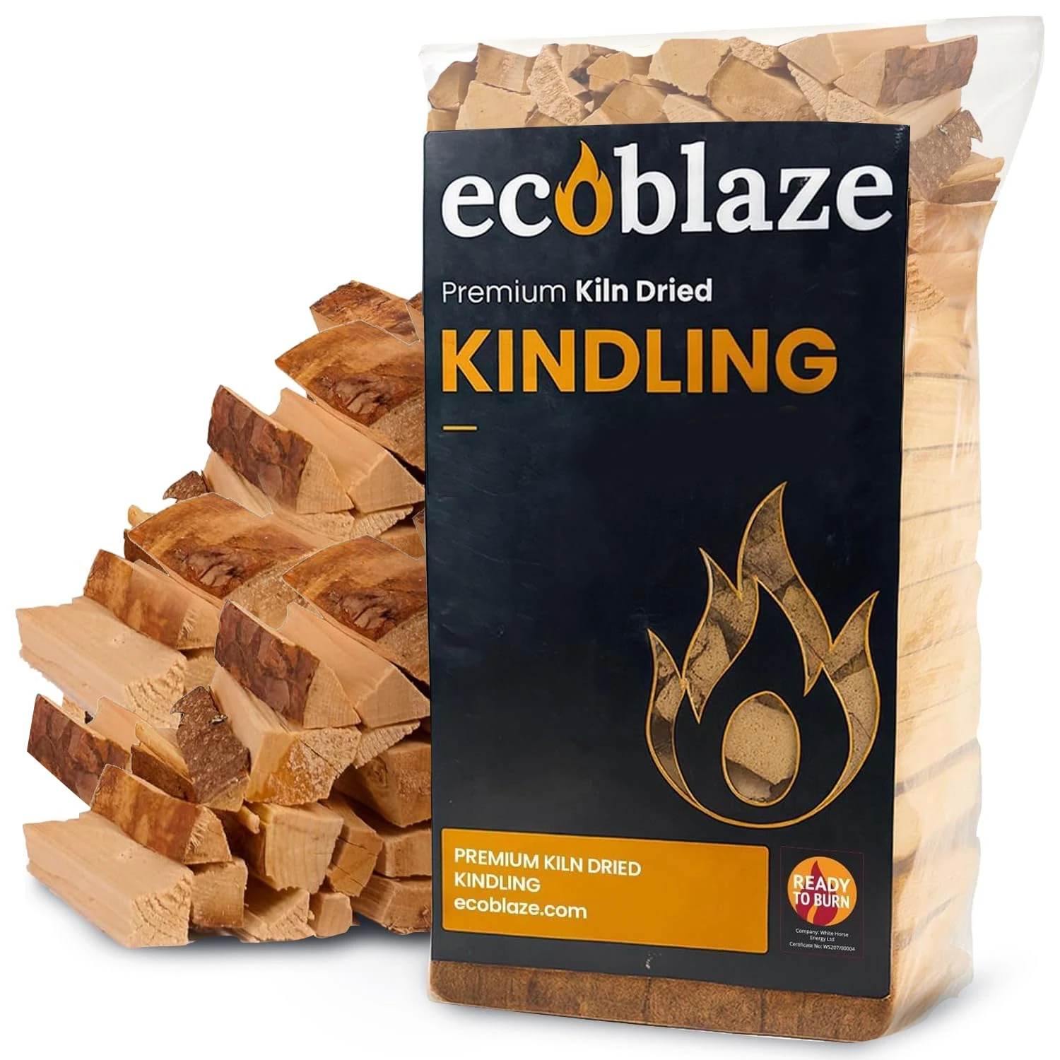 Ecoblaze Kiln Dried Kindling Wood 2.5kg - Easy to Light, Smokeless Fire Starter for Stoves, Fire Pits, BBQs, Chimineas, Wood Burners & Indoor or Outdoor Fires
