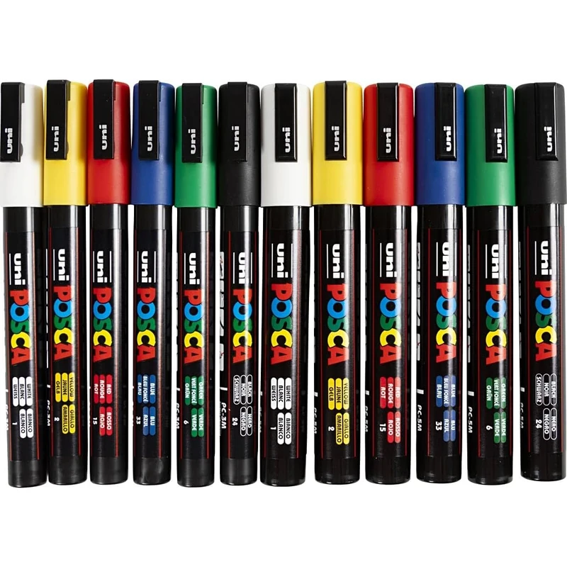 Posca Marker, 12 pc/ 1 pack
