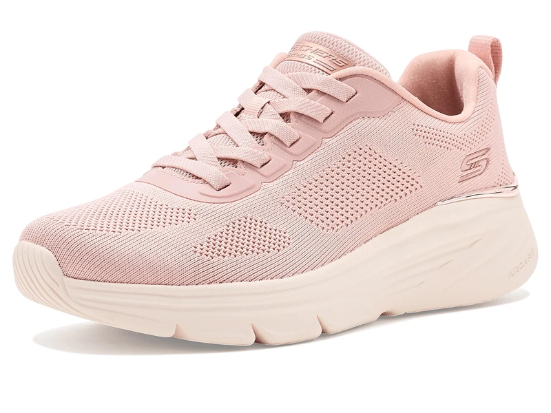 Skechers Women's Bobs Arch Fit Elev8 Trainers, Blush Engineered Knit, 4.5 UK