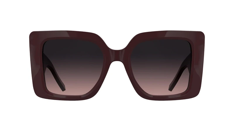 KARL LAGERFELD Women's Sunglasses KL6203S - Burgundy with Gradient Violet/Rose Lens