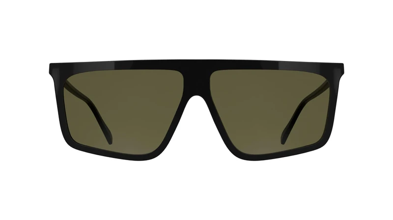 KARL LAGERFELD Men's Sunglasses KL6210S - Black with Solid Brown Lens