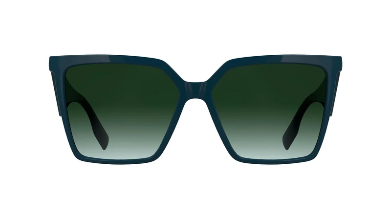 KARL LAGERFELD Women's Sunglasses KL6207S - Petrol with Gradient Green Lens