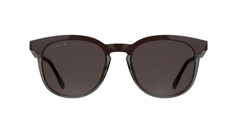 Lacoste L6073S 601 BURGUNDY/TRANSPARENT GREY 52/19/145 MALE Sunglasses
