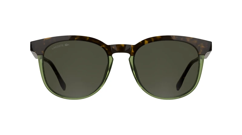 Lacoste L6073S 223 HAVANA/TRANSPARENT LIGHT GREEN 52/19/145 MALE Sunglasses
