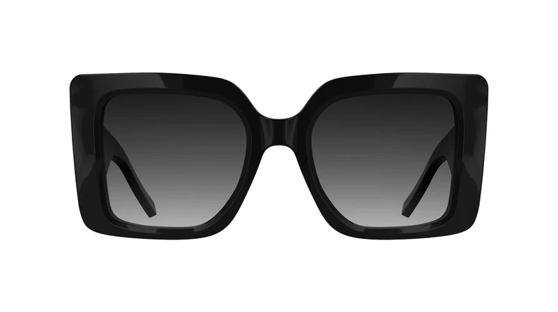 KARL LAGERFELD Women's Sunglasses KL6203S - Black with Gradient Grey Lens