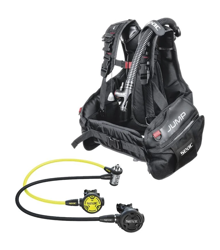 SEAC Rental Kit DIN Jump - Complete Set for Diving with GAV Jump, PX100 and Octopus PX100 OCTO Diving Center, Diving Center, Diving School, Heavy Duty and Reliable, Made in Italy