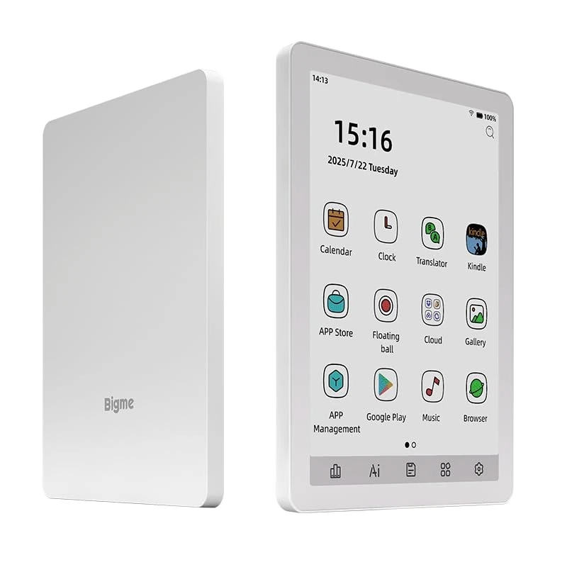 Bigme B6 6" Color E-Ink eReader | Kaleido™ 3 Display | 4GB RAM + 64GB | Android 14 (White)