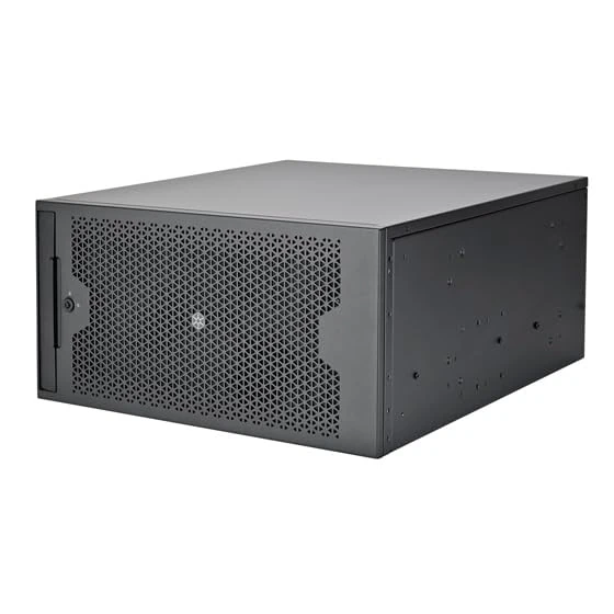 Silverstone Technology RM53-502, Châssis Serveur Rack 5U Avec Double Baie 5.25" et Prise en Charge du radiateur 360mm, SST-RM53-502