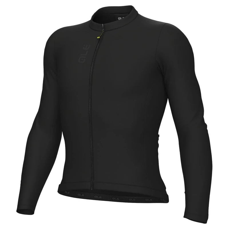 Alé Cycling Men's Pragma Colour Block Off-Road Long Sleeve Cycling Jersey, Black, M