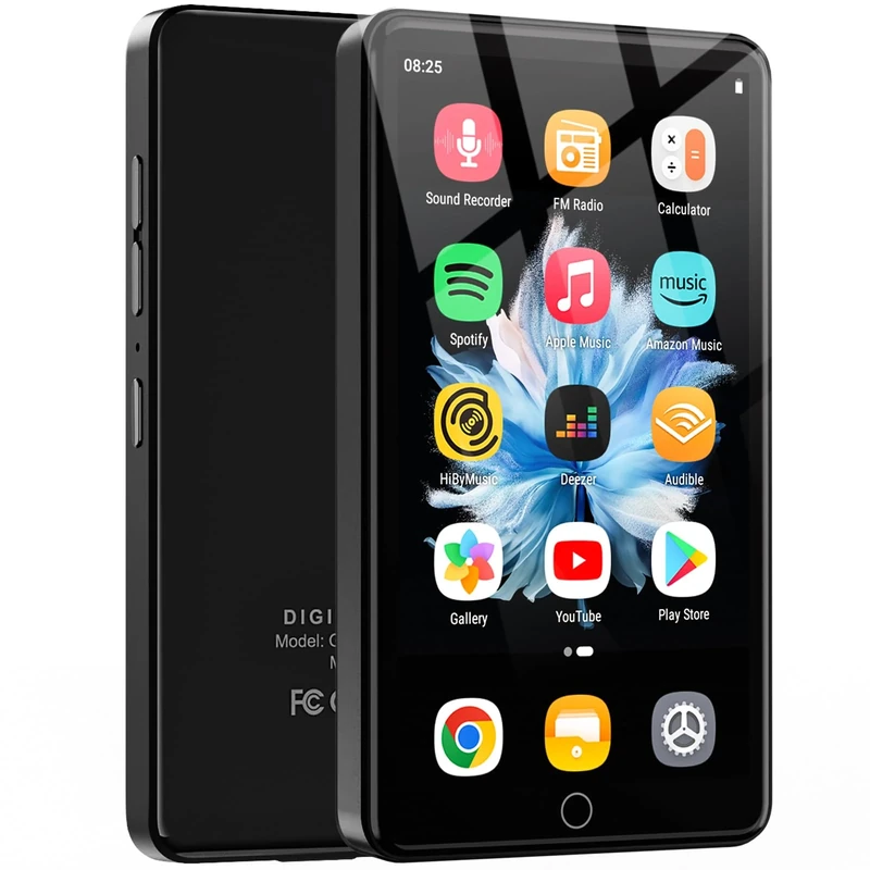 144GB MP3 Player with WiFi & Bluetooth, 4.02” IPS HD MP4 Player, MP3 Player with Speakers, Music Player for Kids, Android Music Player Preloaded with Spotify, Play Store