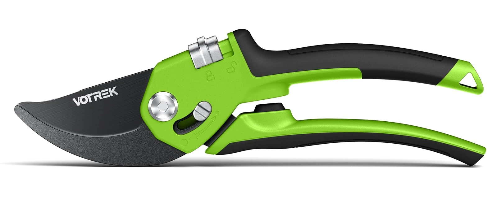 VOTREK 8.5" Bypass Garden Secateurs, Patented Stepless Handle Opening Professional Pruning Shears, Heavy Duty Pruners Gardening Scissor for Branch Plant, SK5 Steel BladesBuilt-in Spring