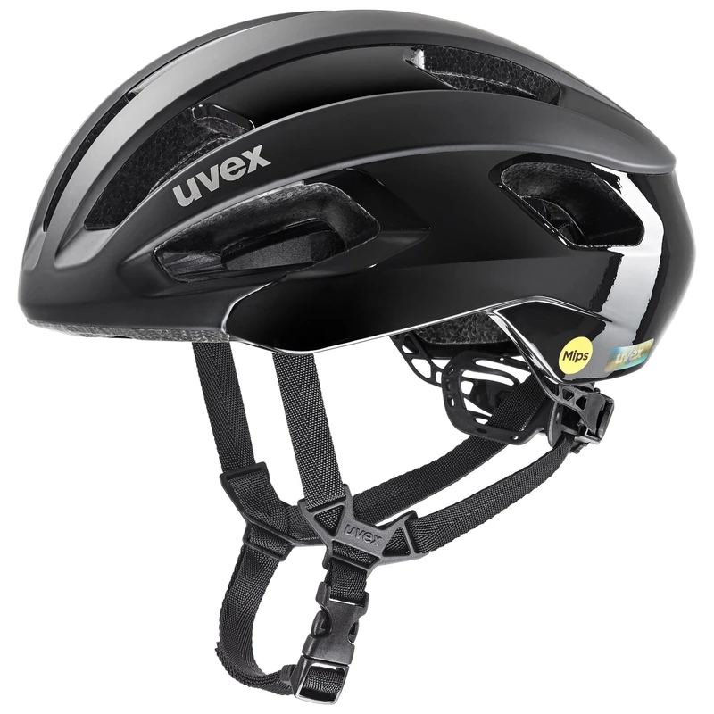 uvex rise pro MIPS - secure bike helmet for men and women - individual fit - MIPS system - black matt - 52-56 cm