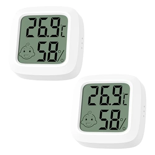 Room Thermometer, Humidity Meter, Hygrometer, Baby Room Thermometer, Room thermometer Baby Nursery, Humidity Sensor (2)