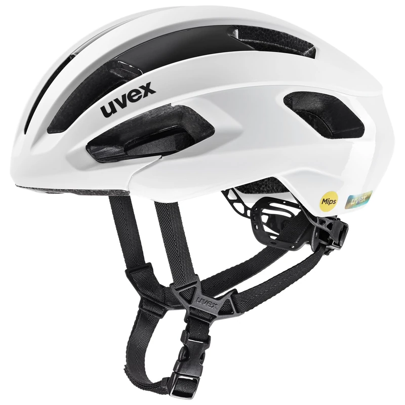 uvex rise pro MIPS - secure bike helmet for men and women - individual fit - MIPS system - white matt - 52-56 cm