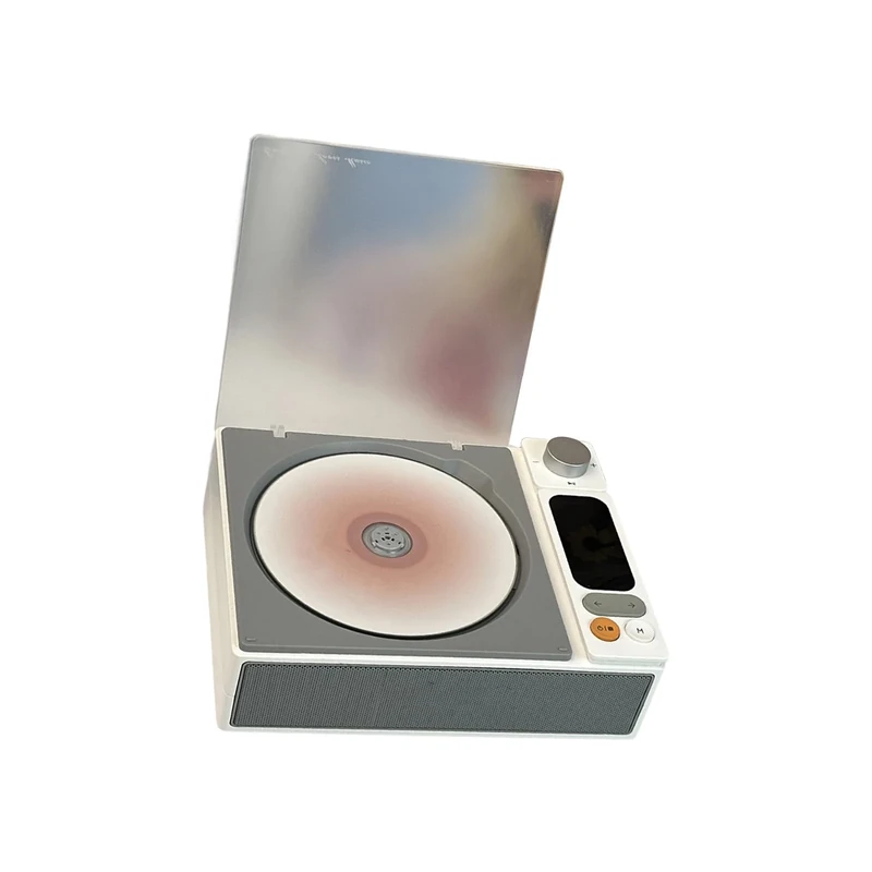 TQUXNGA Portable Music Players With MultiFormat High Fidelitys Sound Builts-in Speakers For Home Office Travel Portable Cds Player For Travel