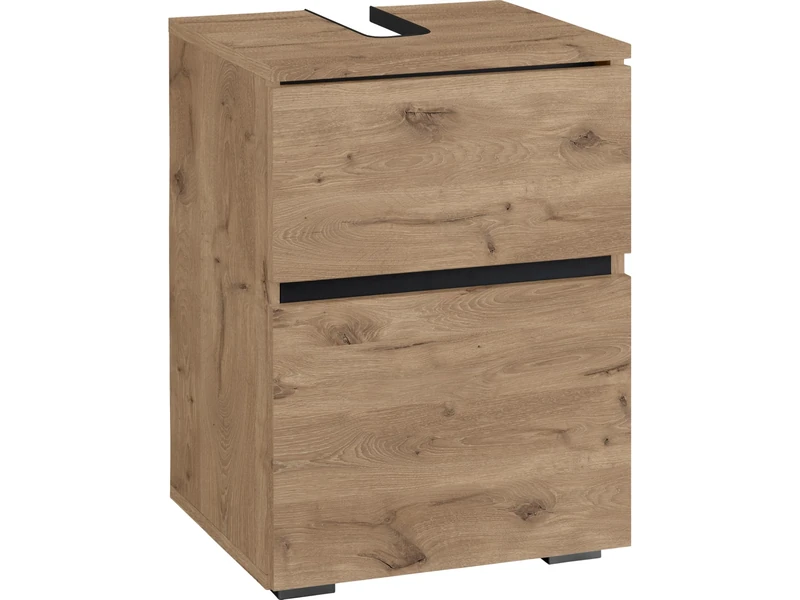 Wisla Sink Cabinet diameter 40 with 1Door in Viking Oak, 40x35x55 cm