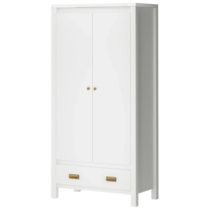 LS MH Haven Wardrobe 2D1DRW White 3BX