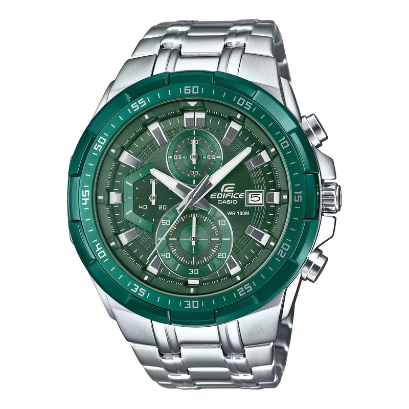 Casio Men's Chronograph Quartz Watch with Stainless Steel Strap EFR-539DE-3AVUEF