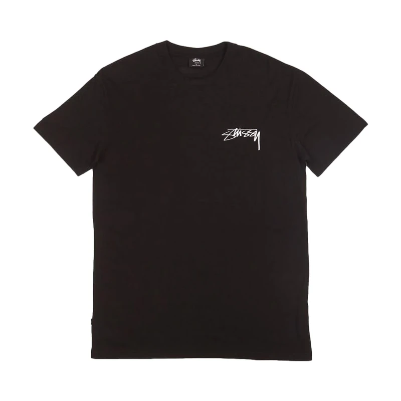 Stussy Pre-Loved Tag T-Shirt Black