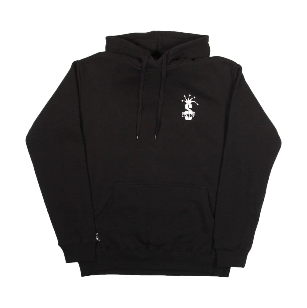 Stussy Pre-Loved Crown Hoodie Black