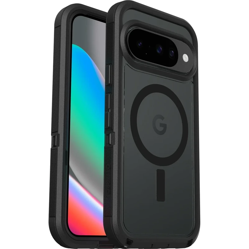 OtterBox Defender Series Pro XT Case with Pixelsnap for Google Pixel 10/Pixel 10 Pro, Shockproof, Drop proof, Ultra-Rugged, Protective Case, 7x Tested to Military Standard, Black, Non-Retail Packaging