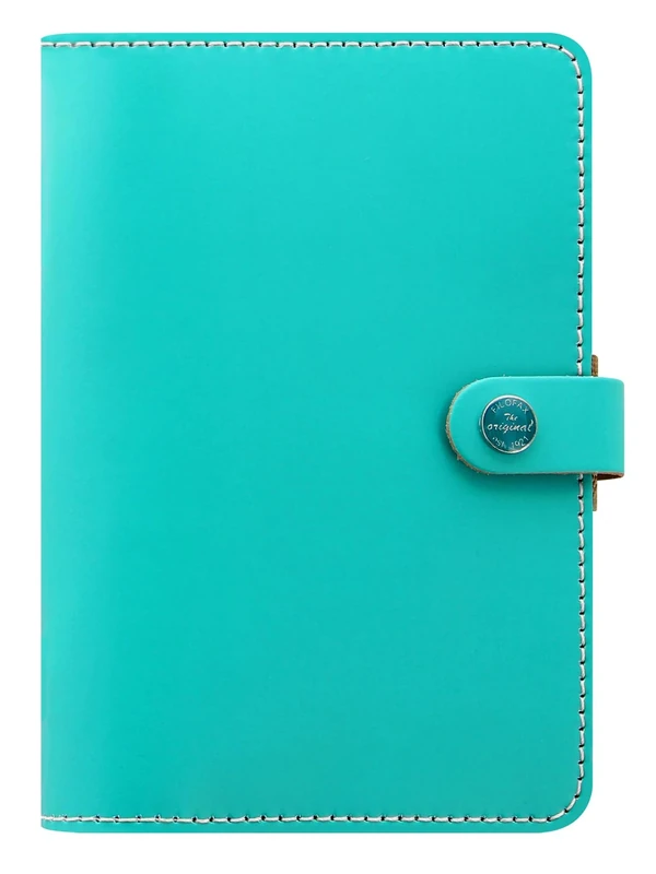 Filofax The Original Personal Leather Organiser - Turquoise