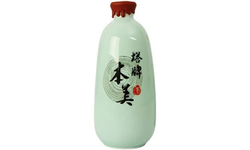 Pagoda Brand - Shaoxing Rice Wine (Ben Mei) - 500ml | No Colouring | Longquan Celadon | Hand Made (Pack of 6) - Image 1