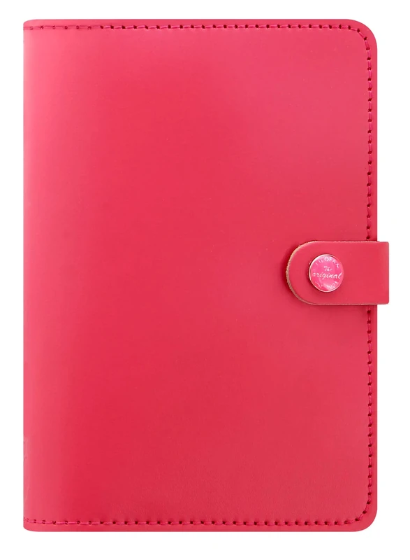 Filofax The Original Personal Leather Organiser - Coral