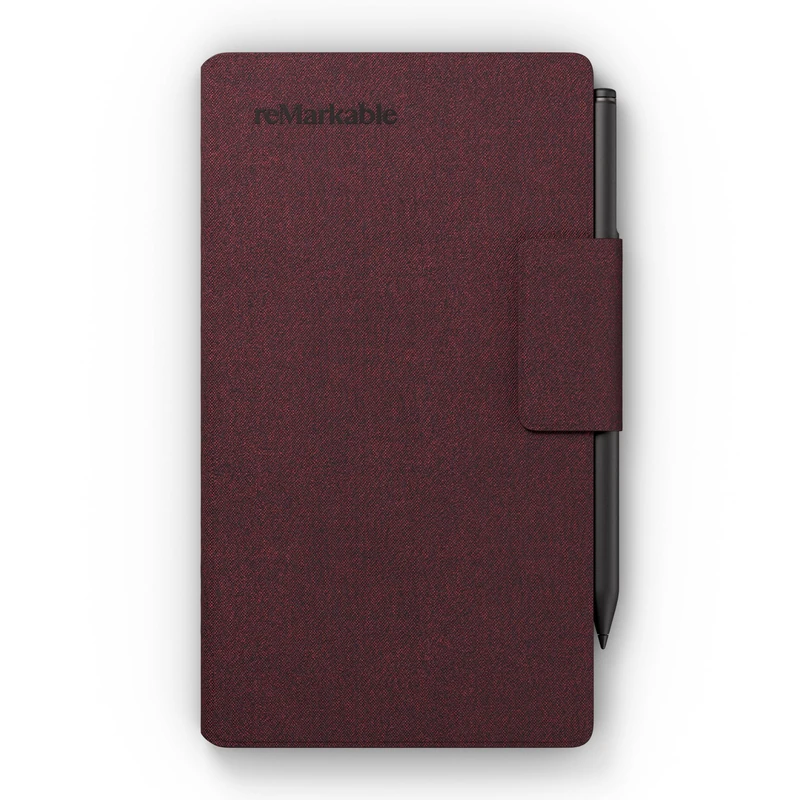 reMarkable Book Folio | Polymer Case for Paper Pro Move | Burgundy