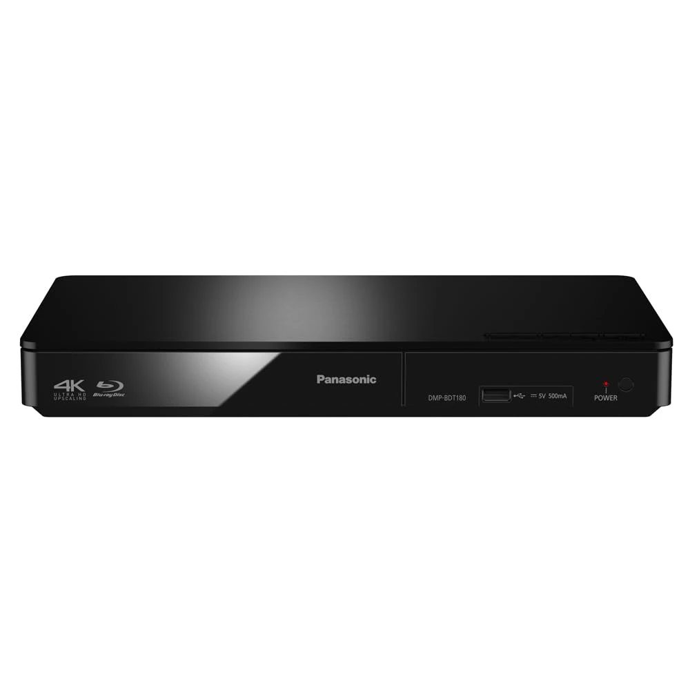 MULTIREGION Blu-ray Player Compatible with Panasonic DMP-BDT180EB 2D/3D - WiFi & LAN All Zone Code Free Blu-Ray Regions A, B & C DVD Regions 1-8 - DMP-BDT180
