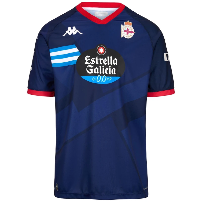 Kappa - Official RCD LA CORUÑA Coruña Football Kombat Outdoor Sports T-Shirt