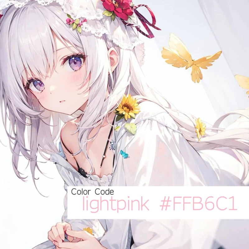 Color Code: lightpink #FFB6C1 - Image 1