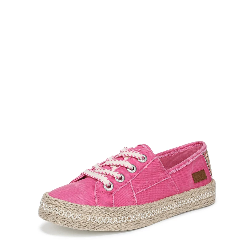 Blowfish Malibu Women's Buenos Slip-On Trainers, Pink Canvas, Medium Fit, UK 3