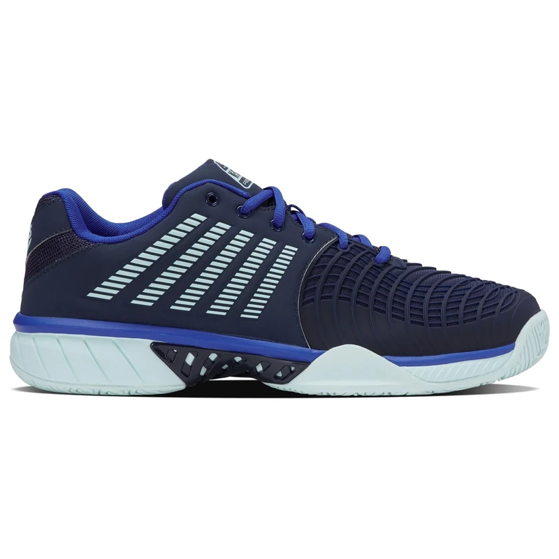 K-Swiss Mens Express Light 3 Padel Tennis Shoe, Naval Academy Ice Castle Dazzling Blue, 10.5 UK