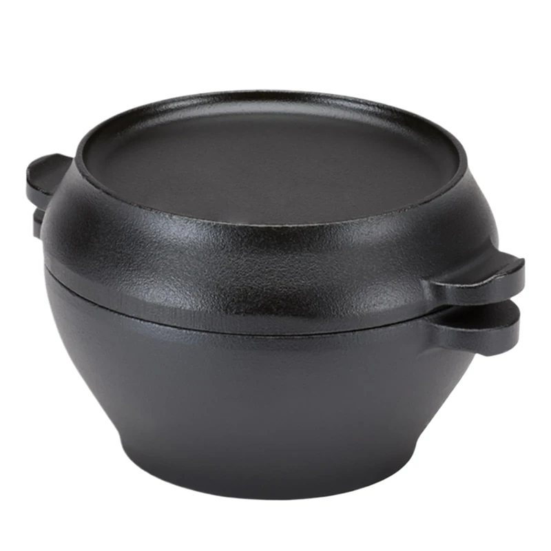 Dutch Oven Cast Iron – Pre-Seasoned Heavy-Duty Cooking With Lid, Multipurpose Stew Pan | Classic Dutch For Roasting, Baking, Camping, Slow Cooking, Kitchen Use, Family Meals & Outdoor Cook