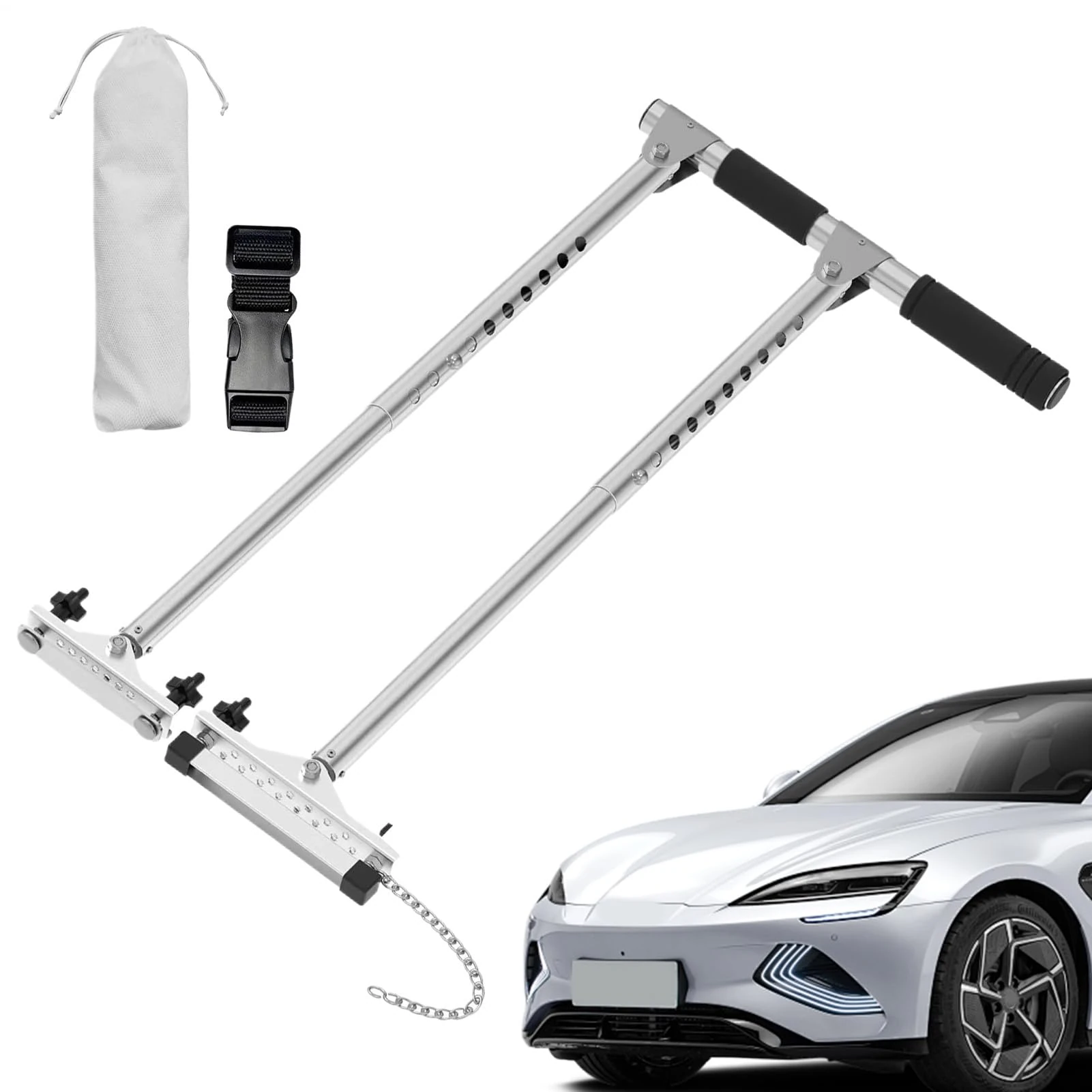 Handicap Driving Hand Controls - Manual Driving Assist Tool - Ergonomic Car Manual Hand Controls for Patients, Injured, Seniors, Disabled, Elderly, Commuting, Daily, Automotive, Sedan