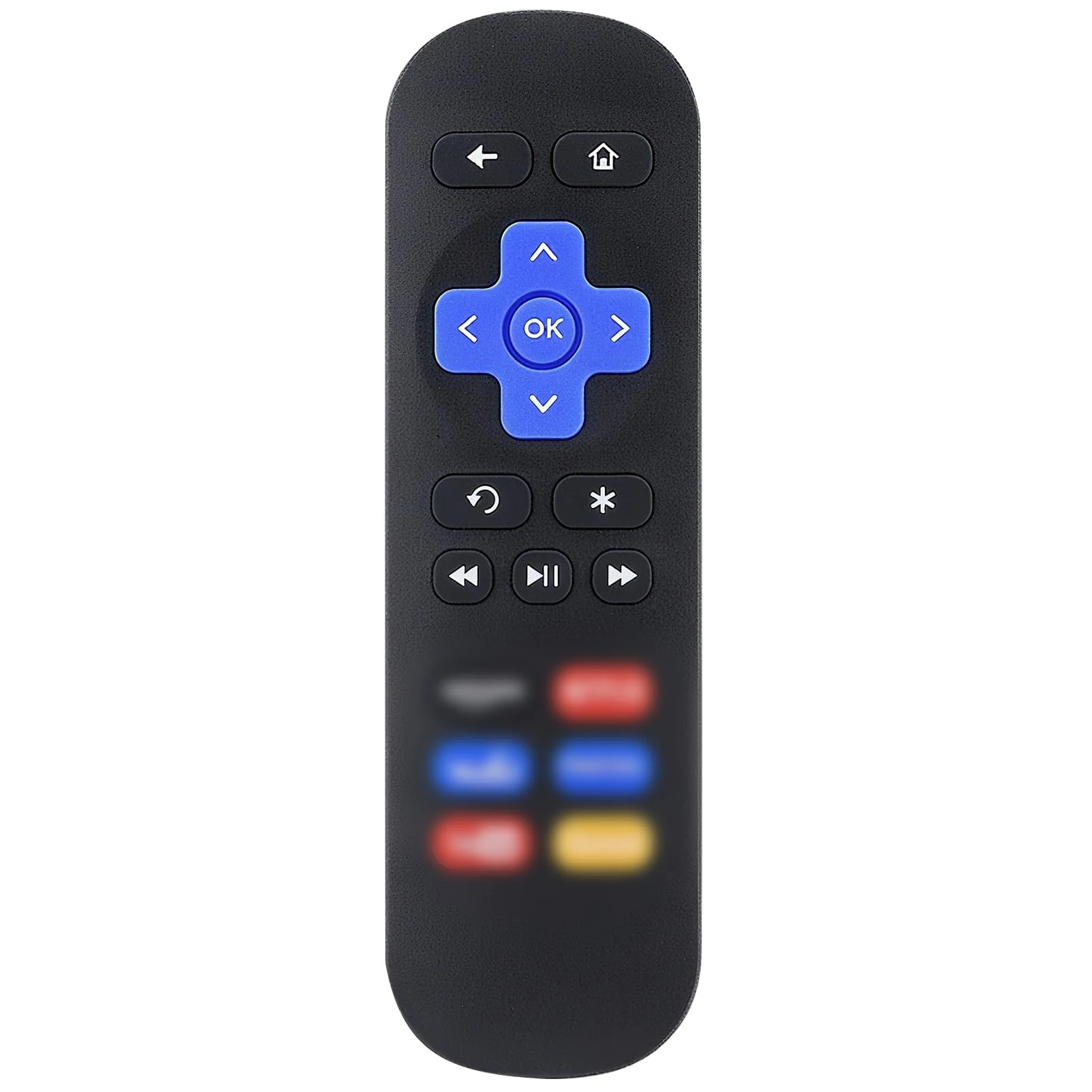 Remote Control for Roku 1 Roku 2 Roku 3 Roku 4, TV Control Replacement Compatible with Roku HD LT XS XD Ultra Premiere with 6 Shortcut Buttons, 10M Infrared Distance Control