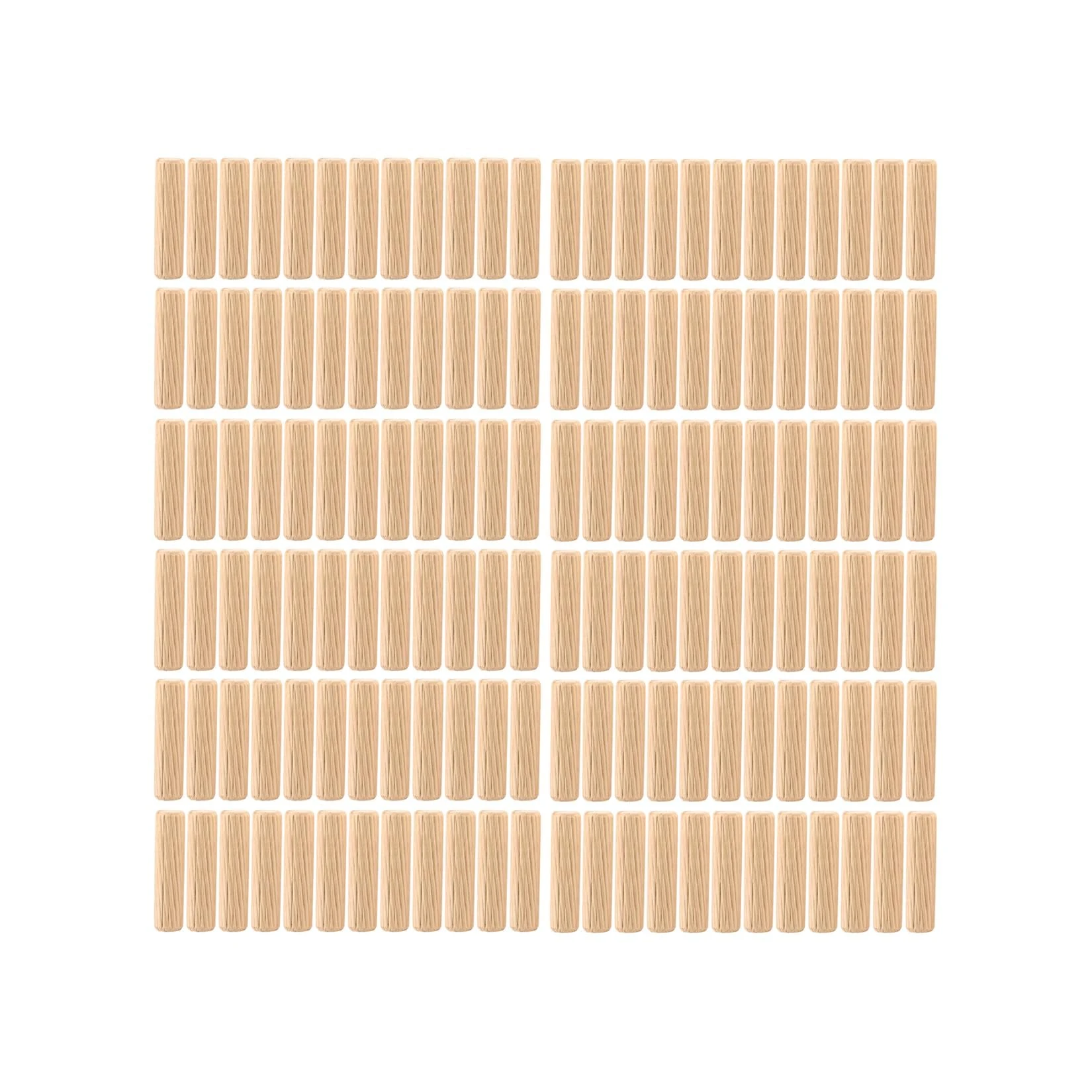 90 Pcs Wooden Dowels Assorted, M10 Wood Plugs Dowel Rods, Woodwork Pins Tapered and Ribbed for Grooved Fluted, Craft, DIY, Carpentry (M10*40-90)