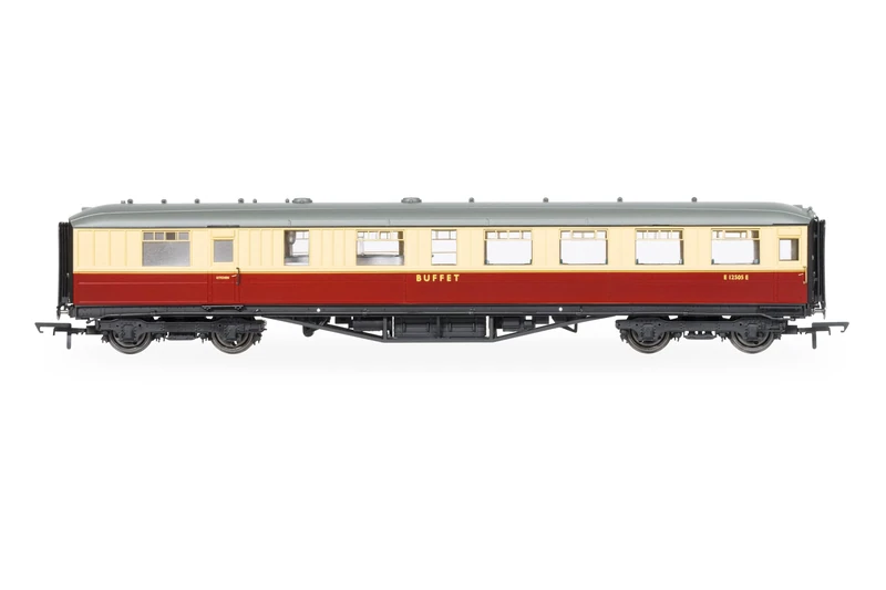 Hornby R40459 BR Gresley Corridor Crimson and Cream Buffet E12505E
