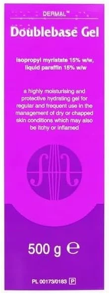 Double Emolliant Gel 500g | Highly Effective Moisturizing Solution for Dry Skin | Moisturiser for Eczema, Psoriasis and Dermatitis Treatment