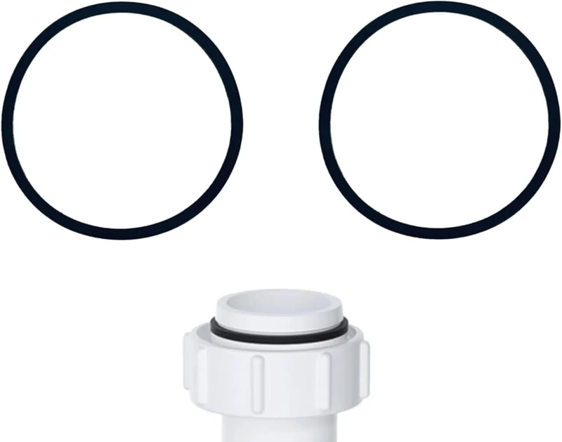 PlumbEZ 40mm Trap Washers – Rubber Seals for Basin & Sink Waste Traps – Leak Prevention Replacement Washers – Durable & Flexible Plumbing Spares – Packs of 2, 5, 10 & 25 Available