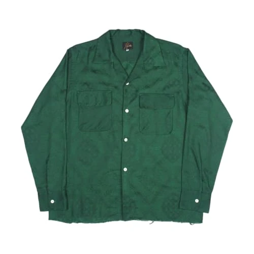 Needles Pre-Loved Paisley Frayed Shirt Green