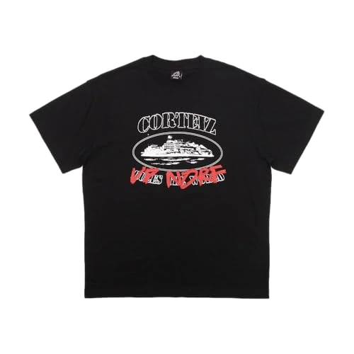 Corteiz Pre-Loved Manny Maze T-Shirt Black