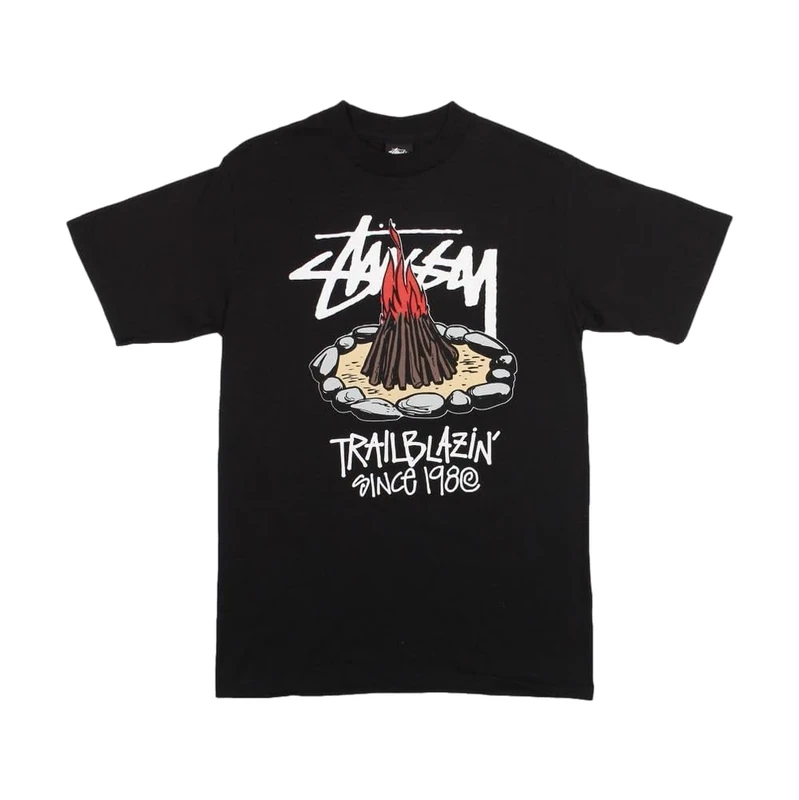 Stussy Pre-Loved Trailblazin T-Shirt Black