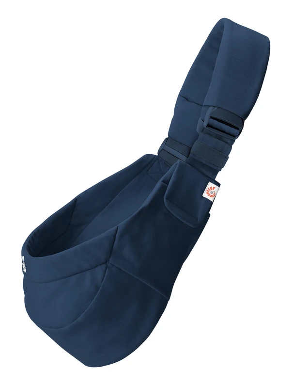Ergobaby Upsie Sling Baby Hip Carrier, Ergonomic Hip Carrier for Babies and Toddlers from 6 Months (7.7-20.4 kg), Spontaneous Switching Between Walking and Being Carried, Midnight Blue