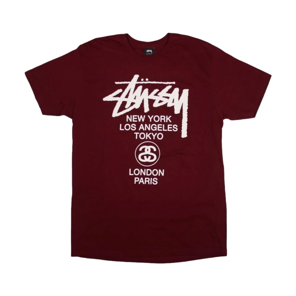 Stussy Pre-Loved WT T-Shirt Red