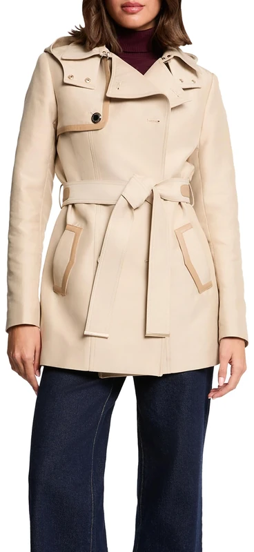 Morgan Women's 261-gsamir Coat, Beige m, 6